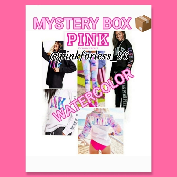 PINK Victoria's Secret Pants - VS PINK MYSTERY BOX WATERCOLOR ONLY! RARE & HARD TO FIND!